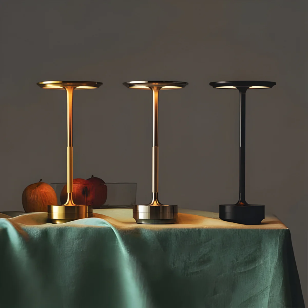 Draadloos Tafellampje – Oplaadbare LED Sfeerlamp met Touchbediening – Sylva