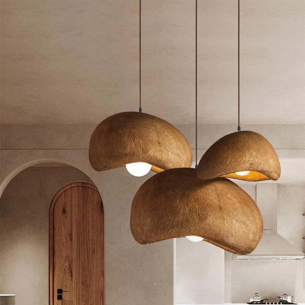 Nuage Wabi-Sabi tafellamp – Japanse designlamp van textuurhars met minimalistisch silhouet