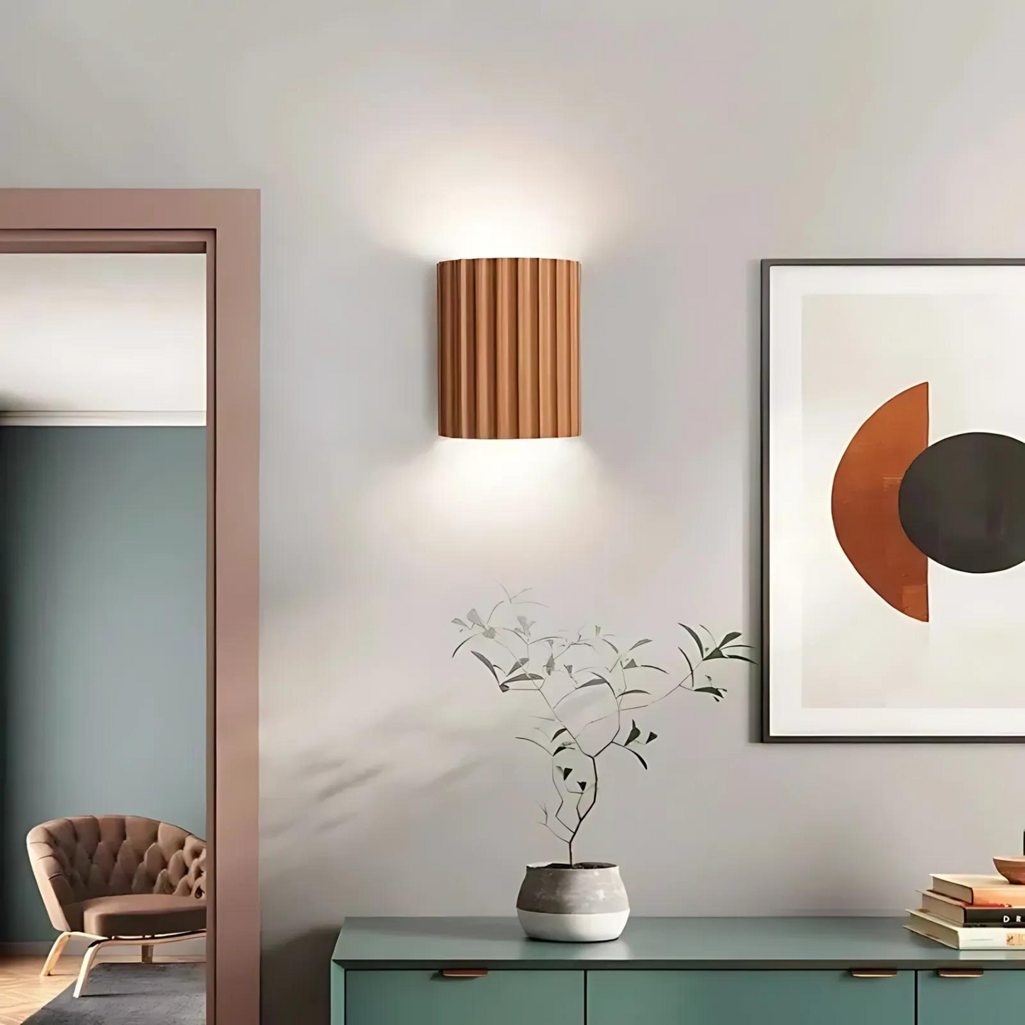 Clarté Murale wandlamp – uniek golvend design met sfeervolle uitstraling voor woonkamer en gang