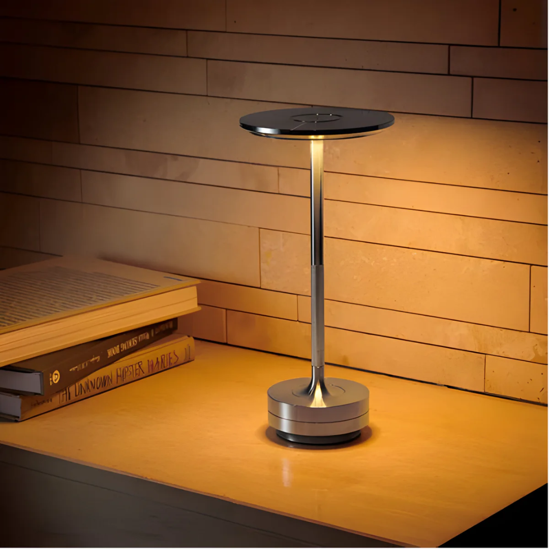 Draadloos Tafellampje – Oplaadbare LED Sfeerlamp met Touchbediening – Sylva