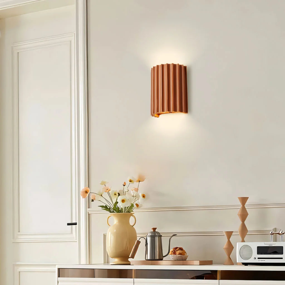 Clarté Murale wandlamp – uniek golvend design met sfeervolle uitstraling voor woonkamer en gang