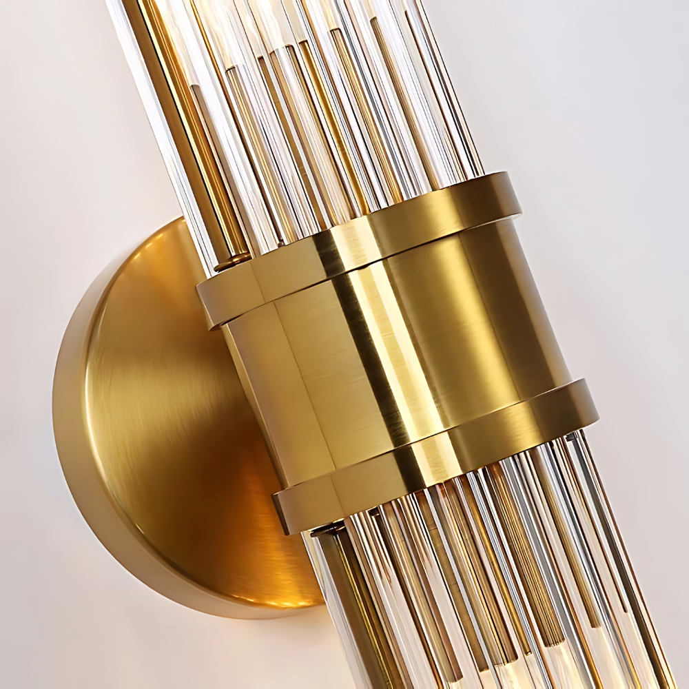 Moderne Dimbare Wandlamp – Luxe Badkamer Verlichting van Metaal & Glas | Elegant, Tijdloos & Sfeervol