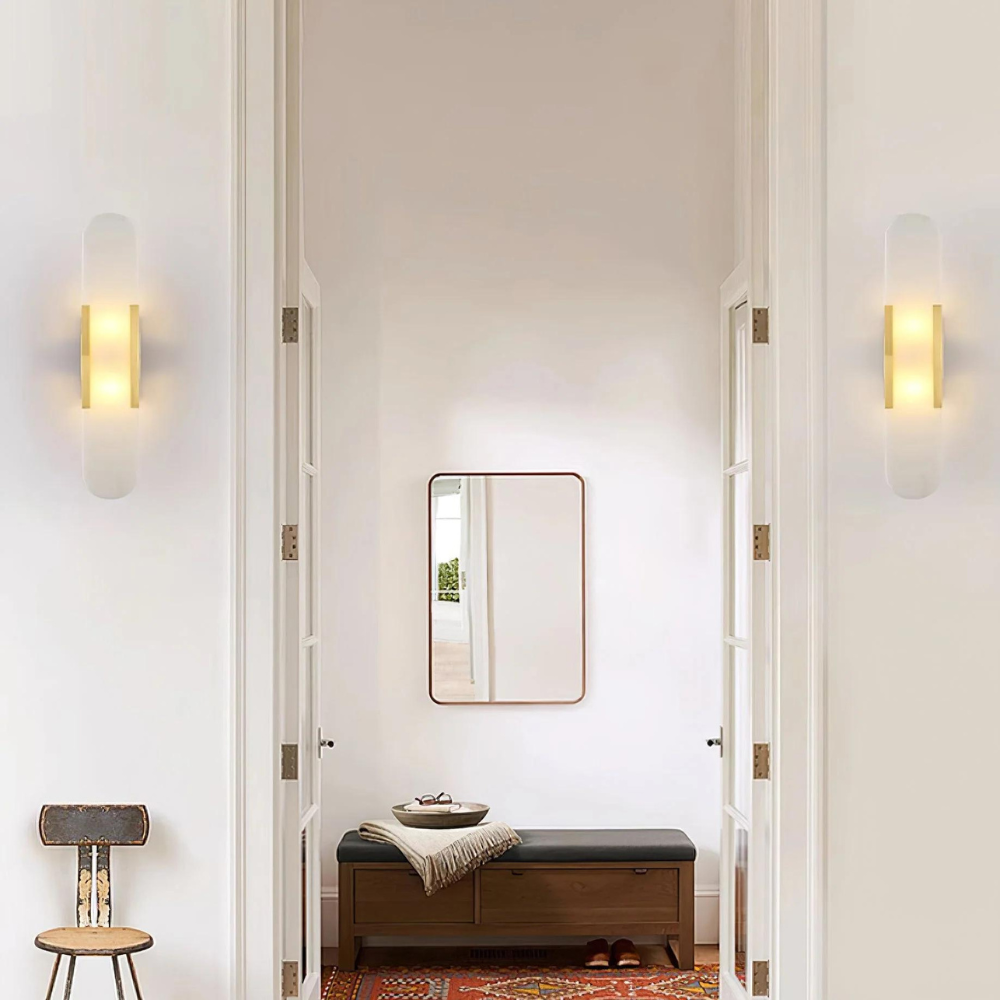 L'Albâtre Allongé wandlamp – strak modern design met diffuus licht en slank silhouet