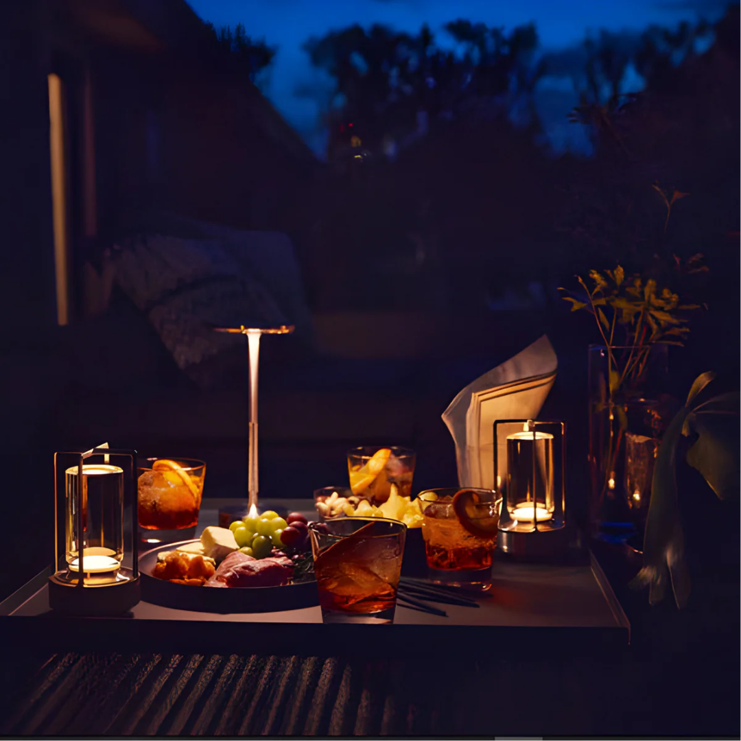 Draadloos Tafellampje – Oplaadbare LED Sfeerlamp met Touchbediening – Sylva
