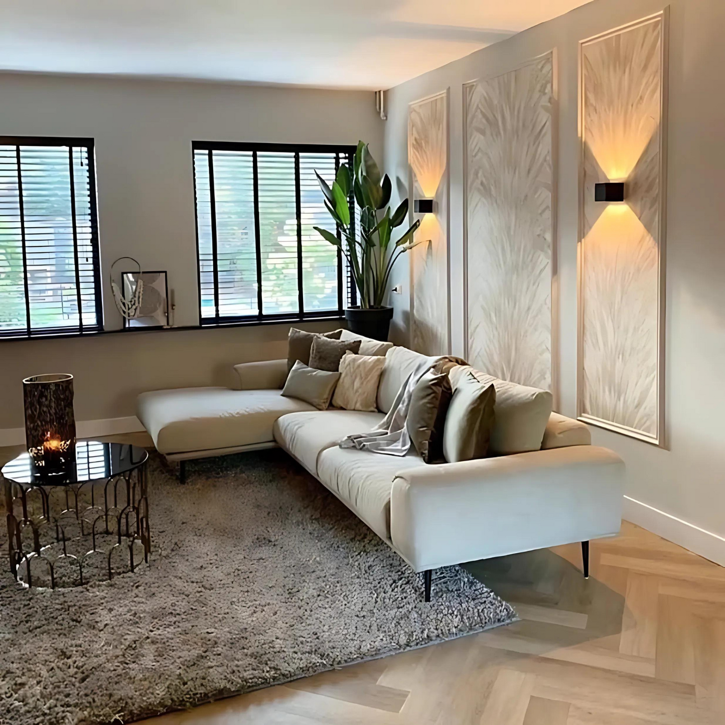 Minimalistische wandlamp – modern design met duurzame constructie en energiezuinige LED-verlichting