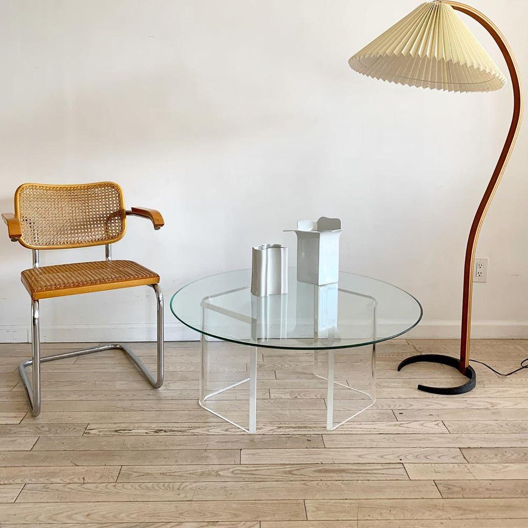 Caprani Vloerlamp – Scandinavisch Design Staande Lamp met Beukenhout & Linnen Kap | Iconische Retro Stijl uit de Jaren ’70