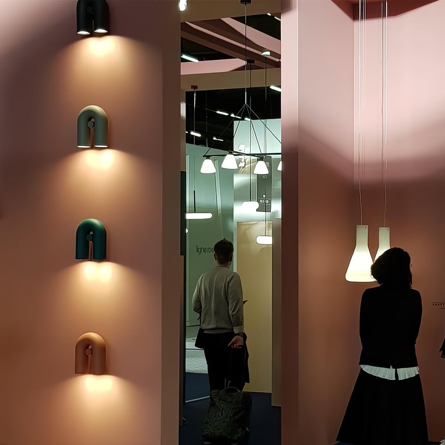 Cirkus LED Lamp – Speels & Modulair Design | U-Vormige Verlichting met Aanpasbare Richting