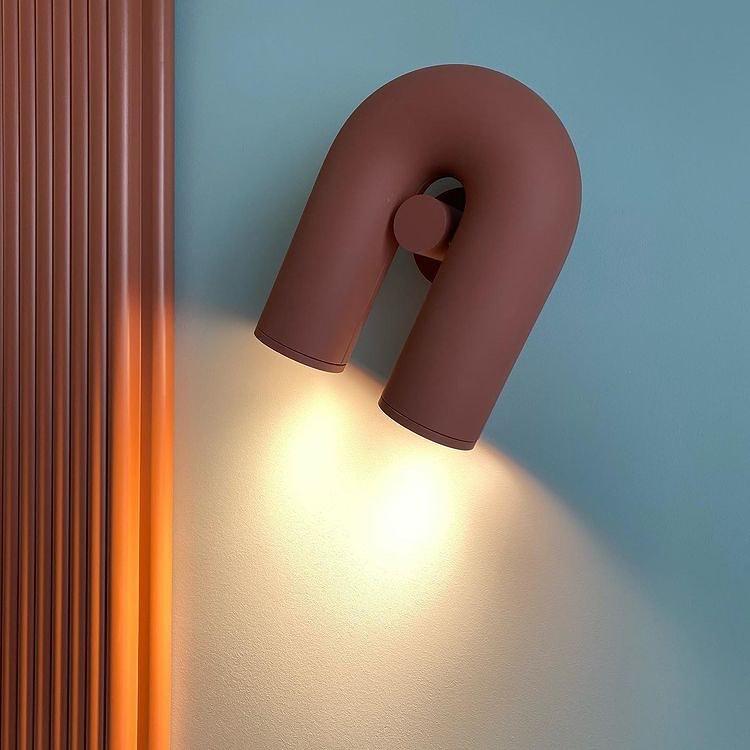 Cirkus LED Lamp – Speels & Modulair Design | U-Vormige Verlichting met Aanpasbare Richting