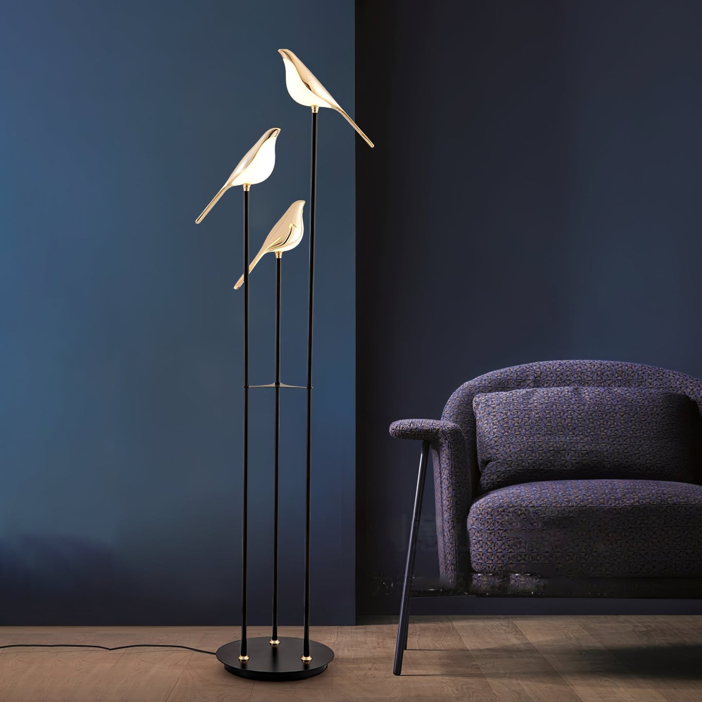 Magpie Perch Lamp – Design Vloerlamp & Tafellamp Collectie | Speels Minimalisme & Moderne Elegantie met LED Verlichting