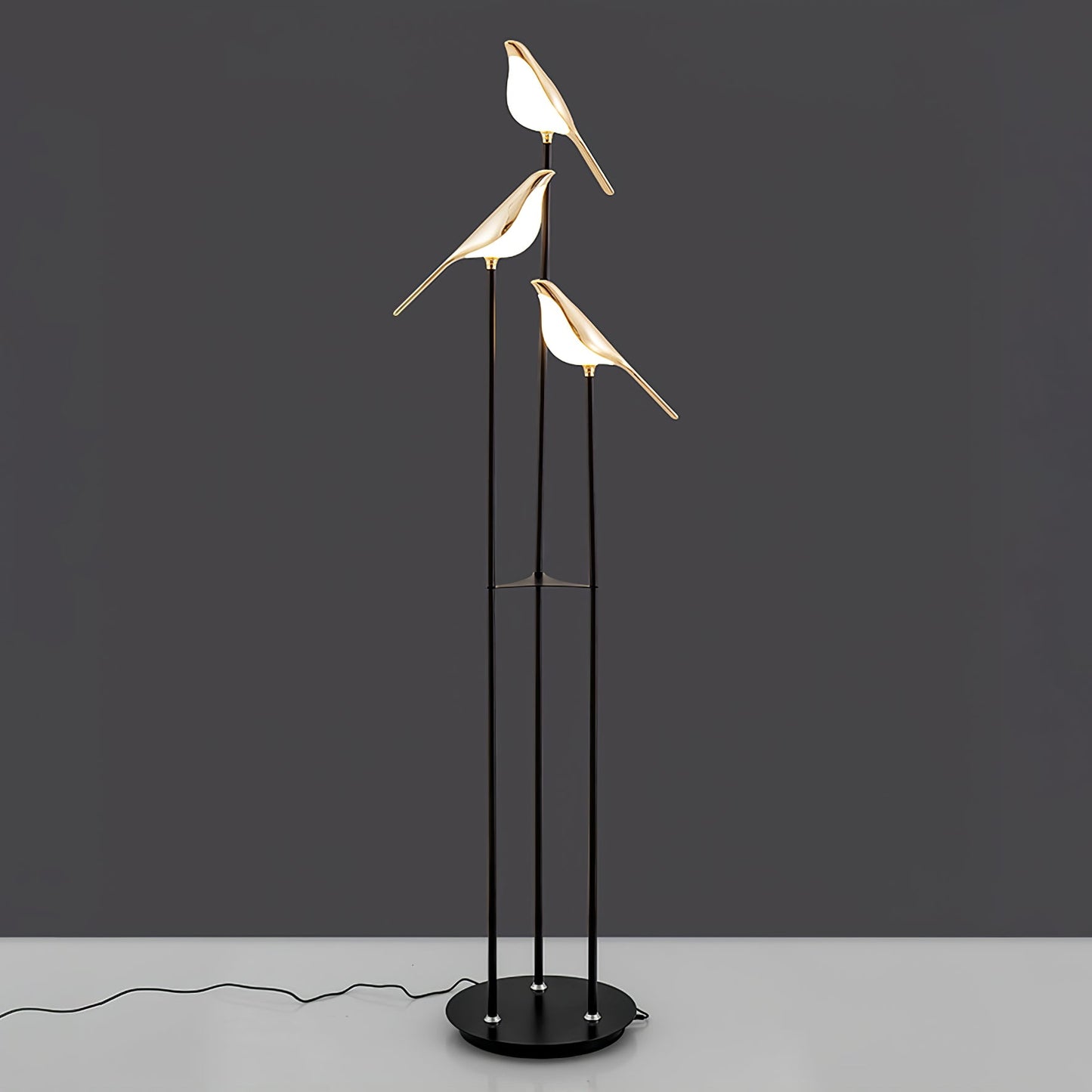 Magpie Perch Lamp – Design Vloerlamp & Tafellamp Collectie | Speels Minimalisme & Moderne Elegantie met LED Verlichting
