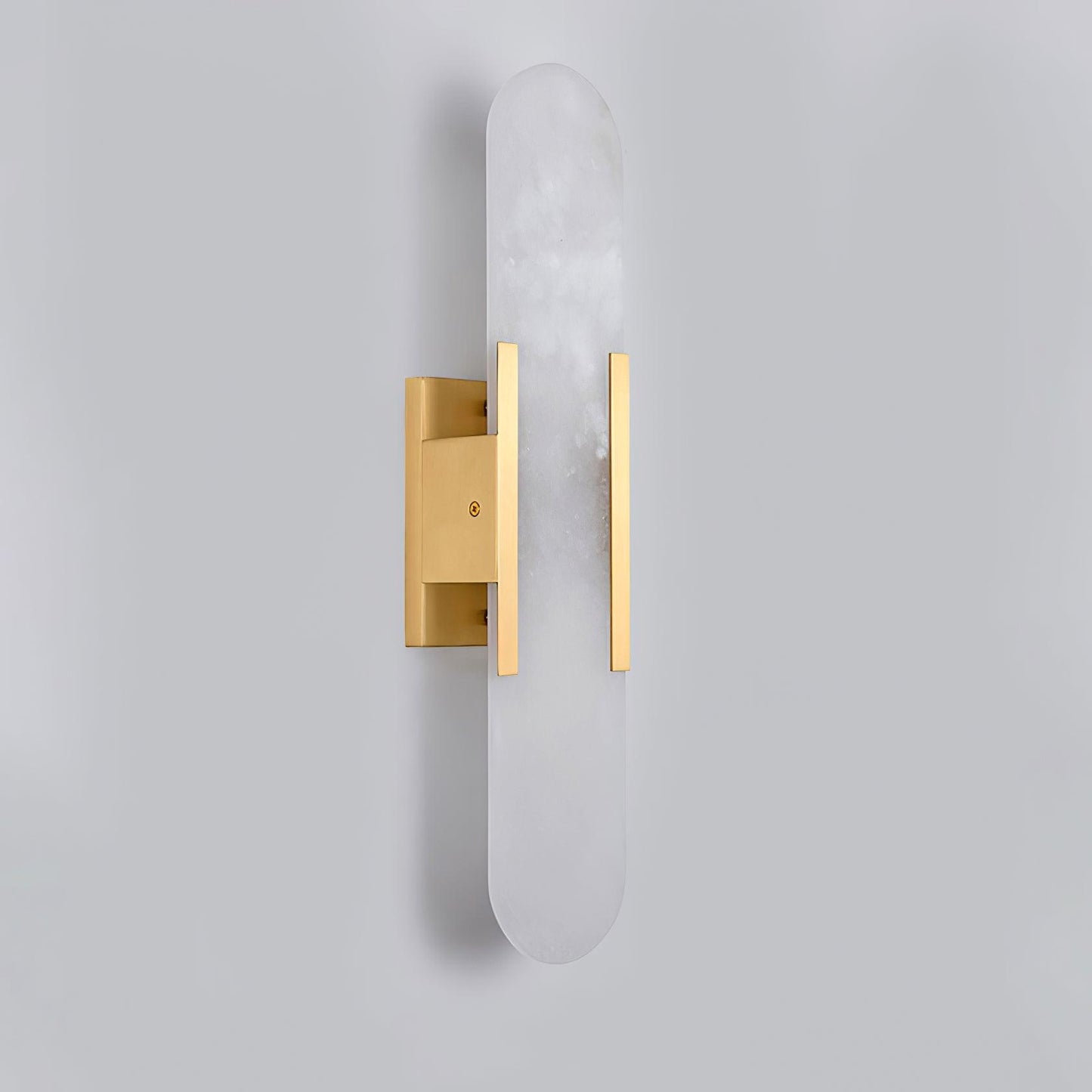 Melange Alabaster Wandlamp – Luxe Design met Messing Accenten | Handgemaakt & Tijdloos Modern