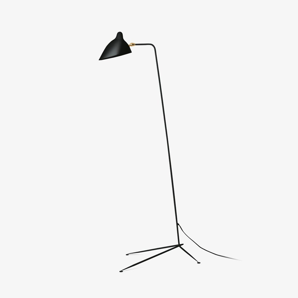 Mouille Three-Arm Vloerlamp – Iconische Design Staande Lamp met Draaiende Armen | Sculpturaal & Functioneel