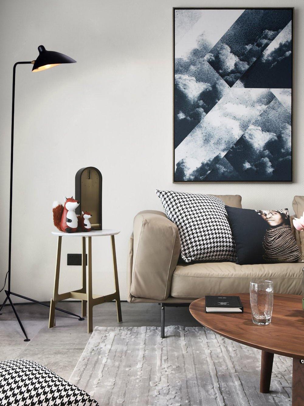 Mouille Three-Arm Vloerlamp – Iconische Design Staande Lamp met Draaiende Armen | Sculpturaal & Functioneel