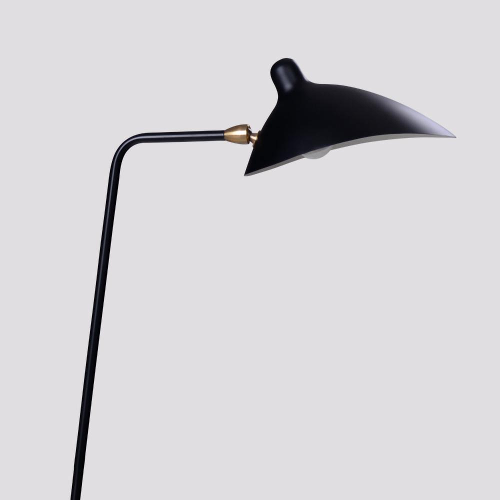 Mouille Three-Arm Vloerlamp – Iconische Design Staande Lamp met Draaiende Armen | Sculpturaal & Functioneel