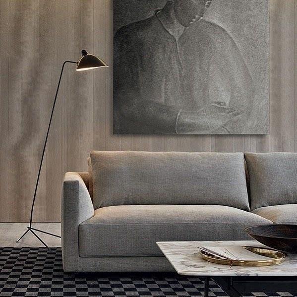 Mouille Three-Arm Vloerlamp – Iconische Design Staande Lamp met Draaiende Armen | Sculpturaal & Functioneel