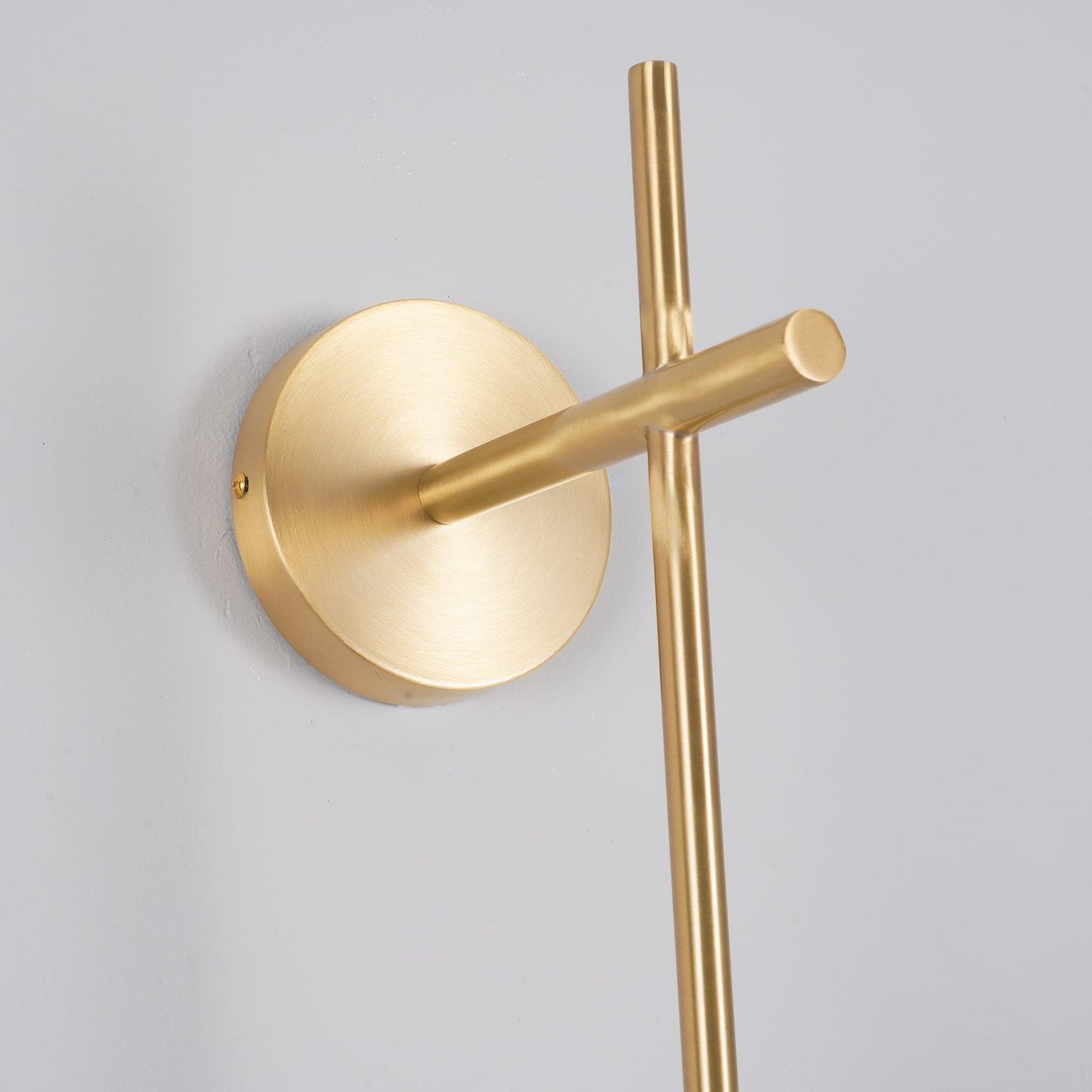 Verticale Glass Globe Wandlamp – Luxe LED Wandverlichting met Gouden Afwerking | Minimalistisch & Sfeervol Design