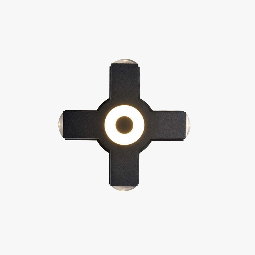 Moderne Buiten Wandlamp – LED Wall Sconce 2/3/4 Lichten | Waterdicht IP65 & Strak Design in Zwart