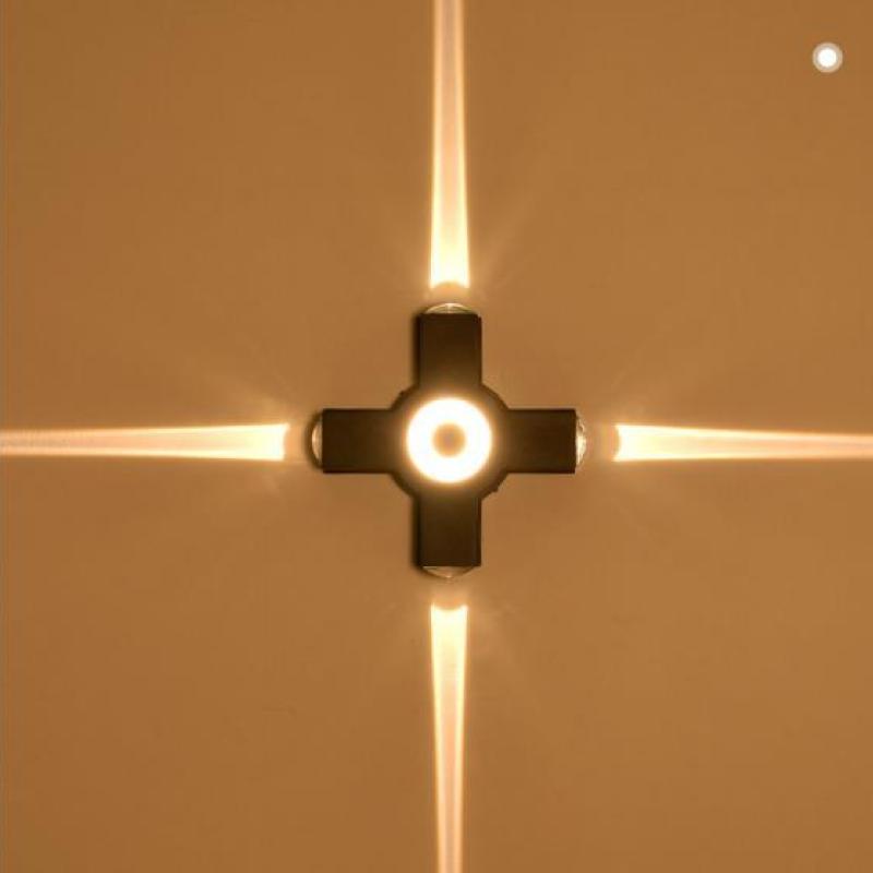 Moderne Buiten Wandlamp – LED Wall Sconce 2/3/4 Lichten | Waterdicht IP65 & Strak Design in Zwart