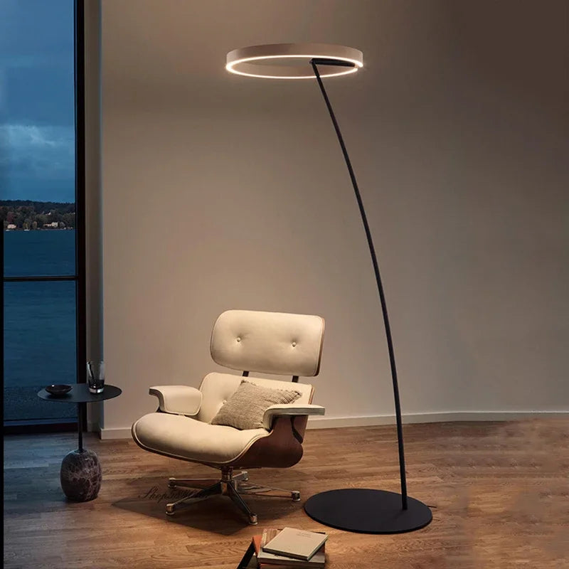 Nordic LED Designer Fishing Vloerlamp – Minimalistische Staande Lamp | Moderne Elegant Design & Sfeervolle Verlichting