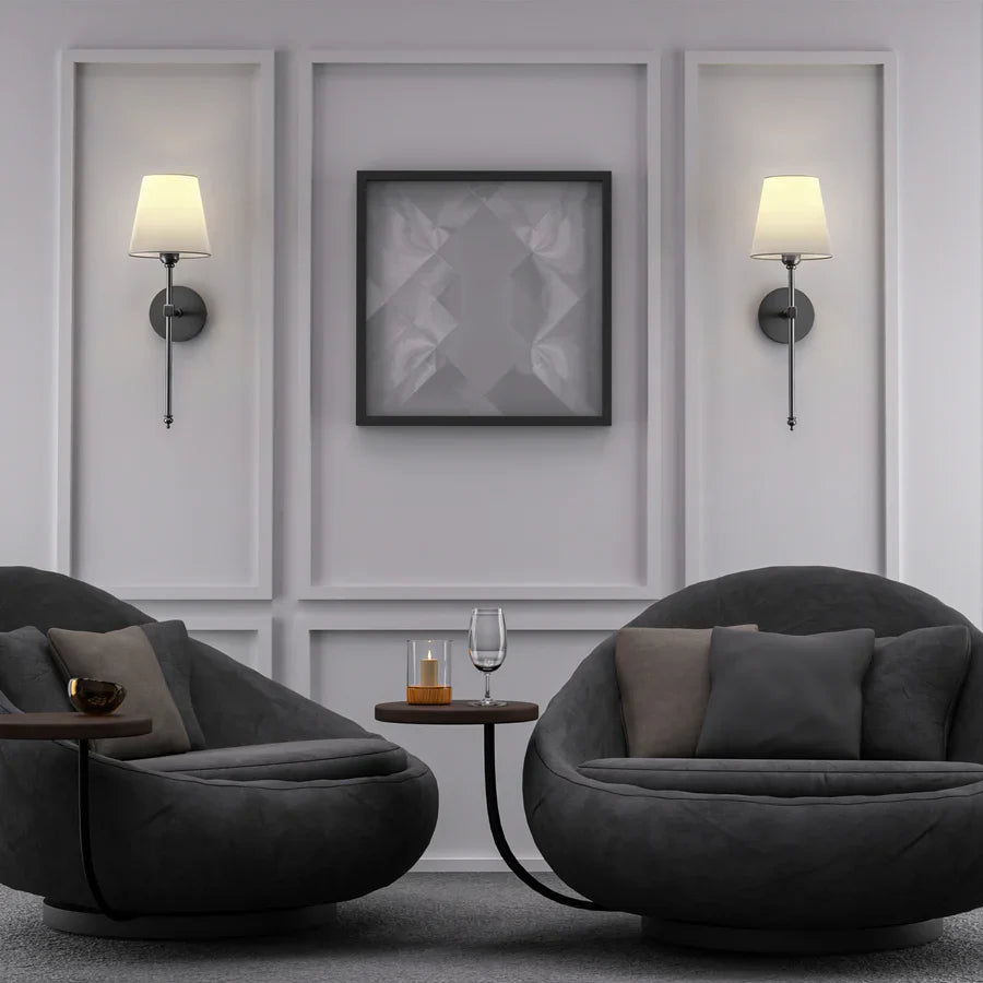 Le Flambeau Princier wandlamp – draadloos oplaadbaar design met afstandsbediening en verstelbare lichtkleur
