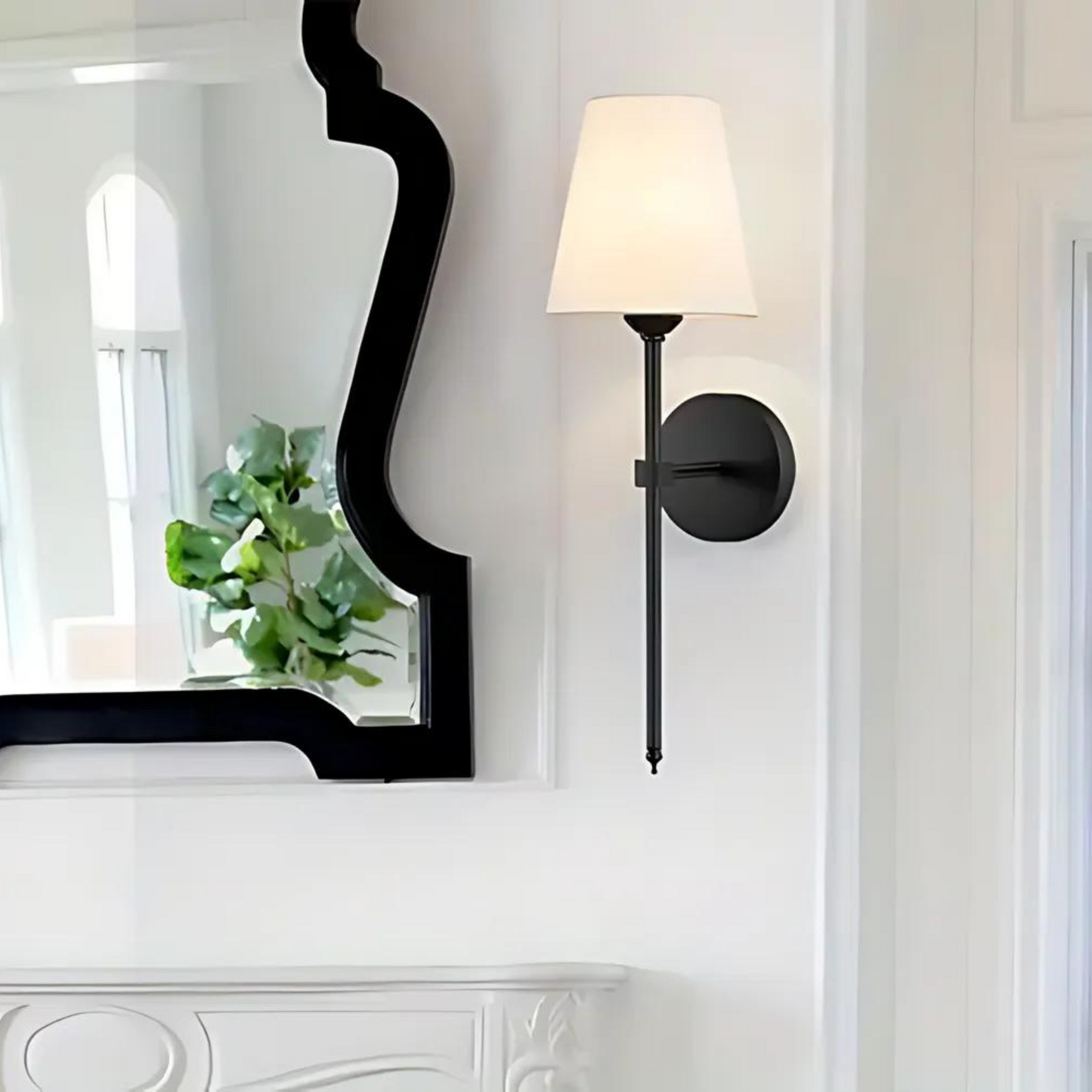 Le Flambeau Princier wandlamp – draadloos oplaadbaar design met afstandsbediening en verstelbare lichtkleur
