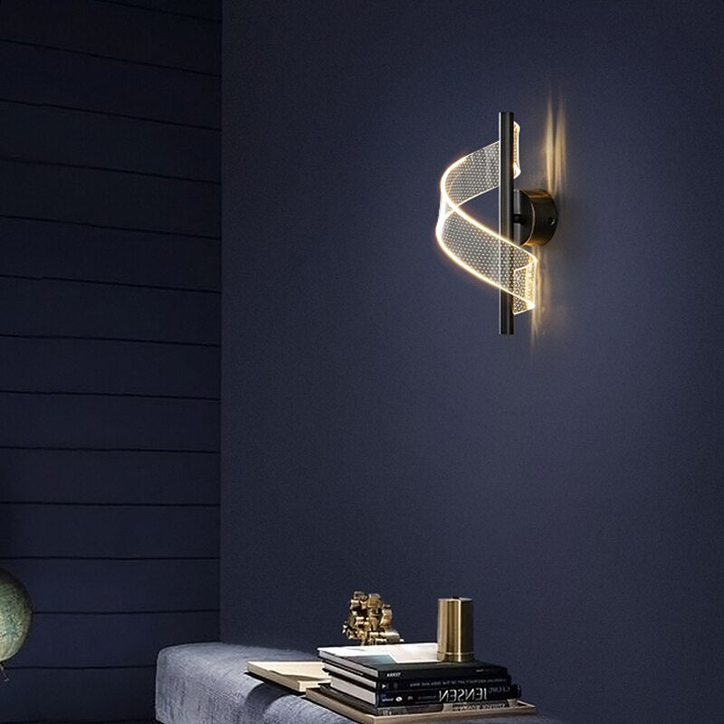 Luxe Wandlamp – Design Kandelaar van Glas | Elegante LED Muurverlichting Dimbaar