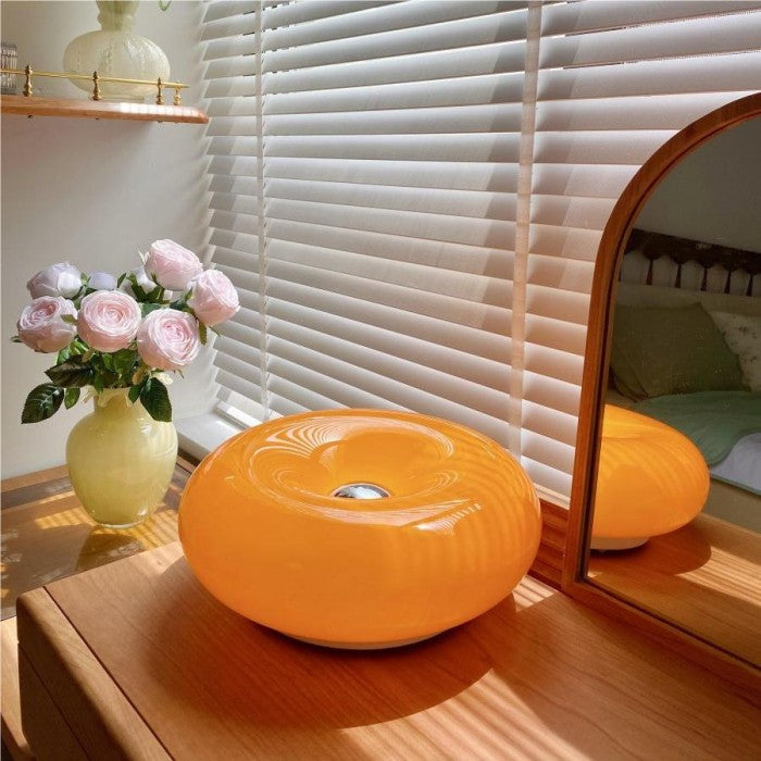 Bauhaus Donut Lamp – Creatieve Designlamp voor Bureau, Muur & Hal | LED Dimbaar in 3 Kleuren