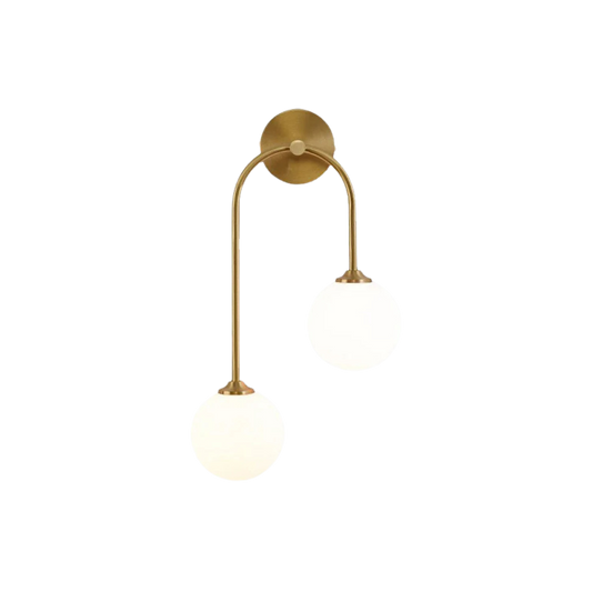 Moderne badkamer wandlamp – tweekoppig design met verstelbare chroomafwerking