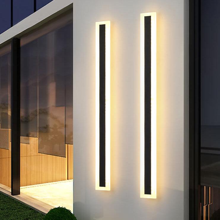 Moderne LED-wandlamp – minimalistische buitenlamp met warm diffuus licht & architectonisch design
