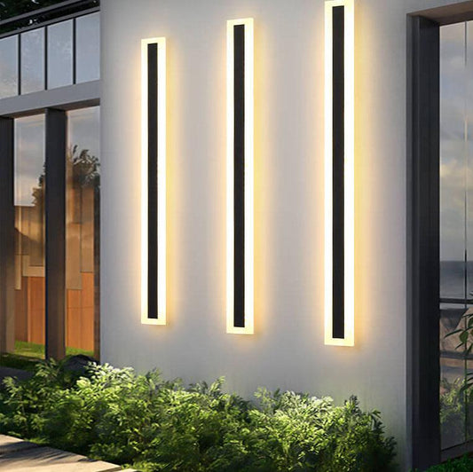 Moderne LED-wandlamp – minimalistische buitenlamp met warm diffuus licht & architectonisch design
