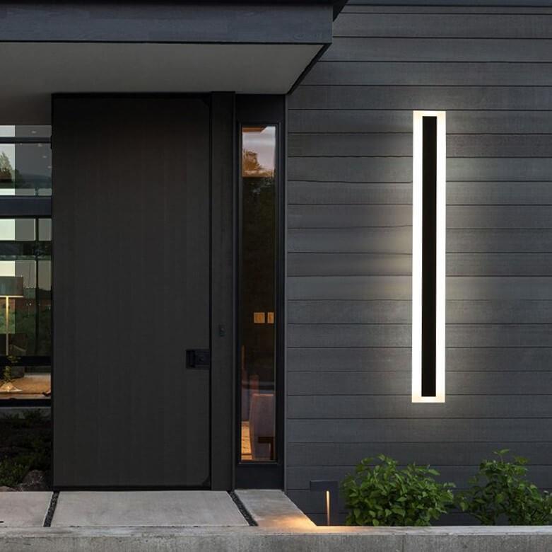 Moderne LED-wandlamp – minimalistische buitenlamp met warm diffuus licht & architectonisch design
