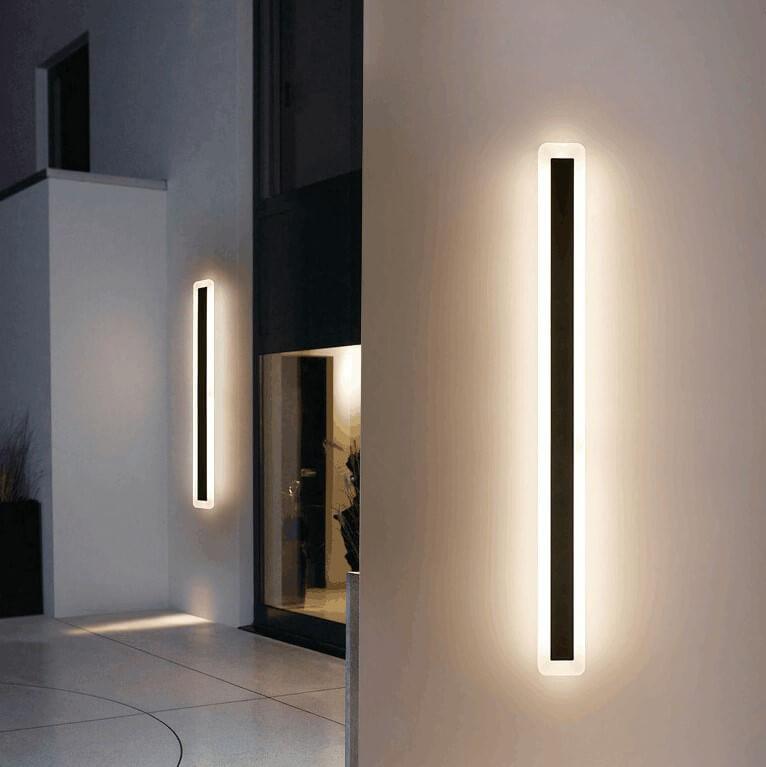 Moderne LED-wandlamp – minimalistische buitenlamp met warm diffuus licht & architectonisch design