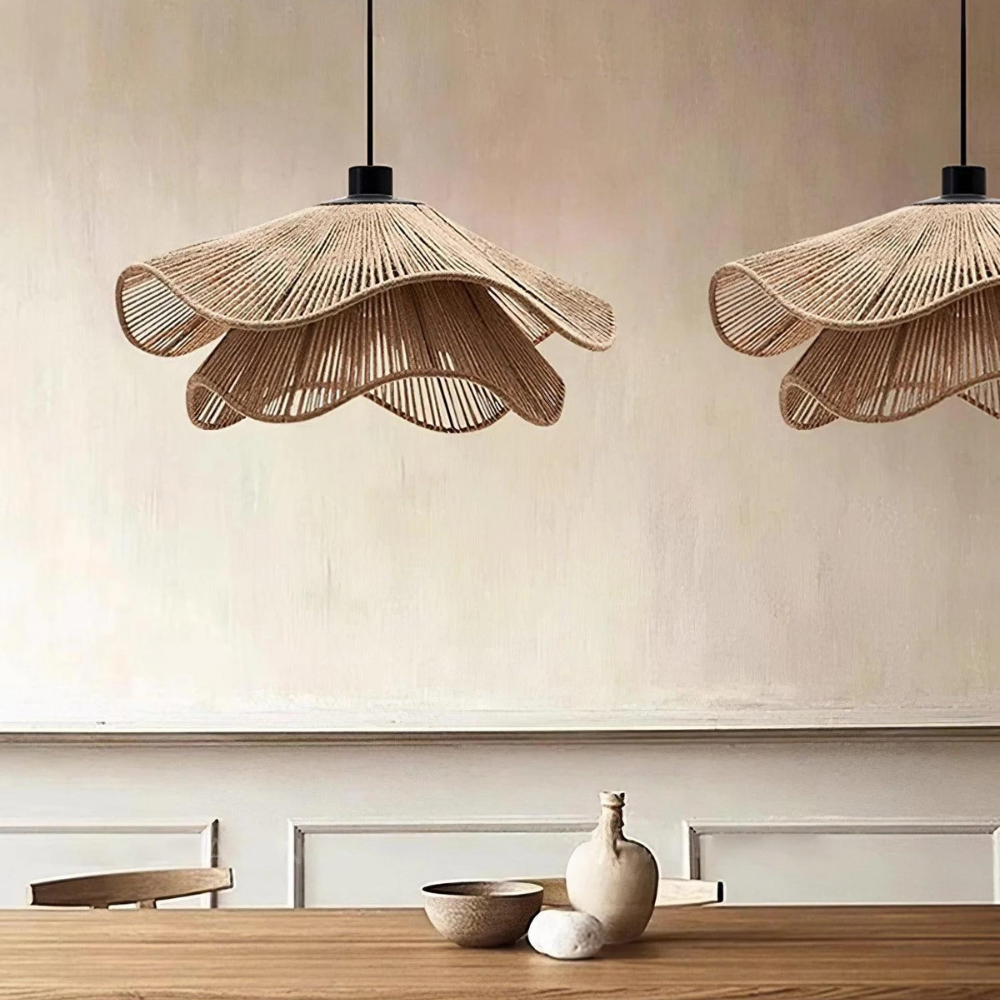 Le Cap Pontos Jute – Boho Hanglamp van Natuurlijk Jute voor Warme Sfeer
