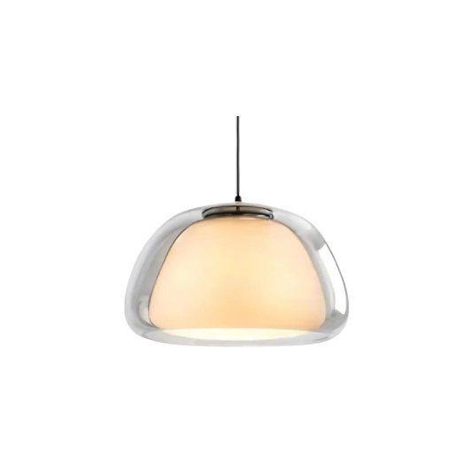 Glazen koepel hanglamp – modern design met verstelbaar snoer en E27 fitting