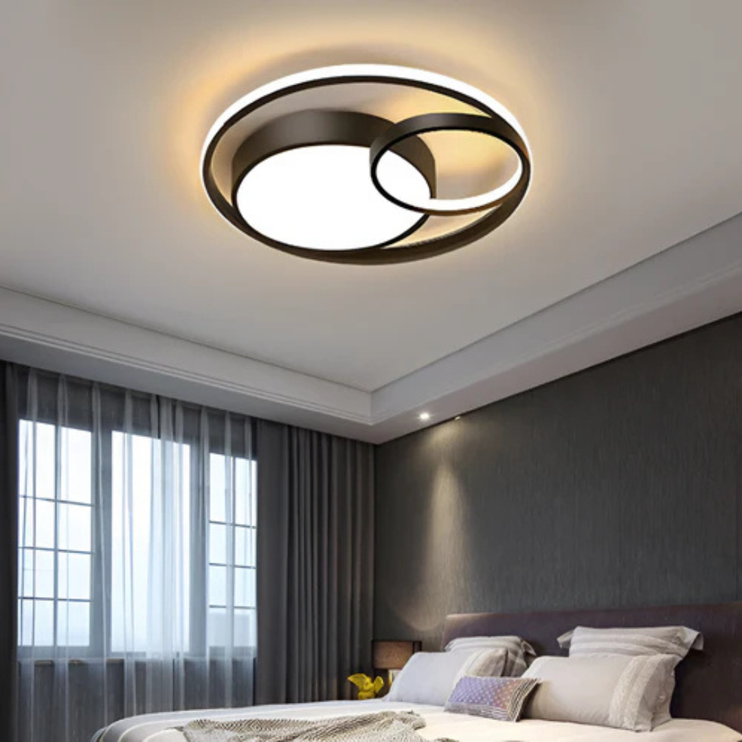 Moderne LED Plafondlamp – Dimbare Plafonniere met Acryl en Metaal in Strak Design