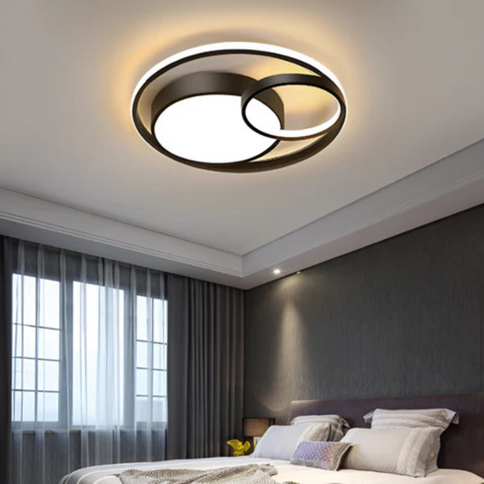 Moderne LED Plafondlamp – Dimbare Plafonniere met Acryl en Metaal in Strak Design