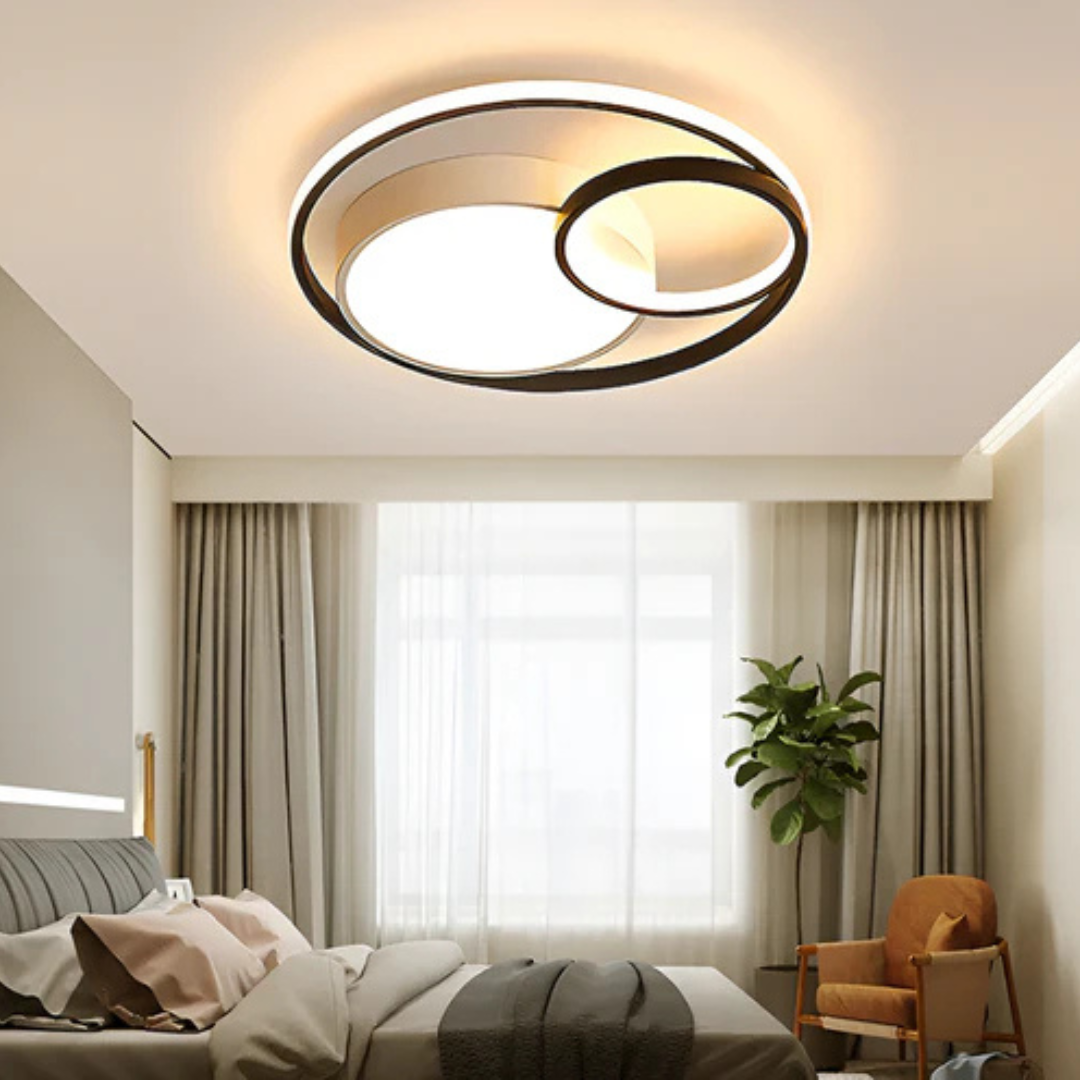 Moderne LED Plafondlamp – Dimbare Plafonniere met Acryl en Metaal in Strak Design