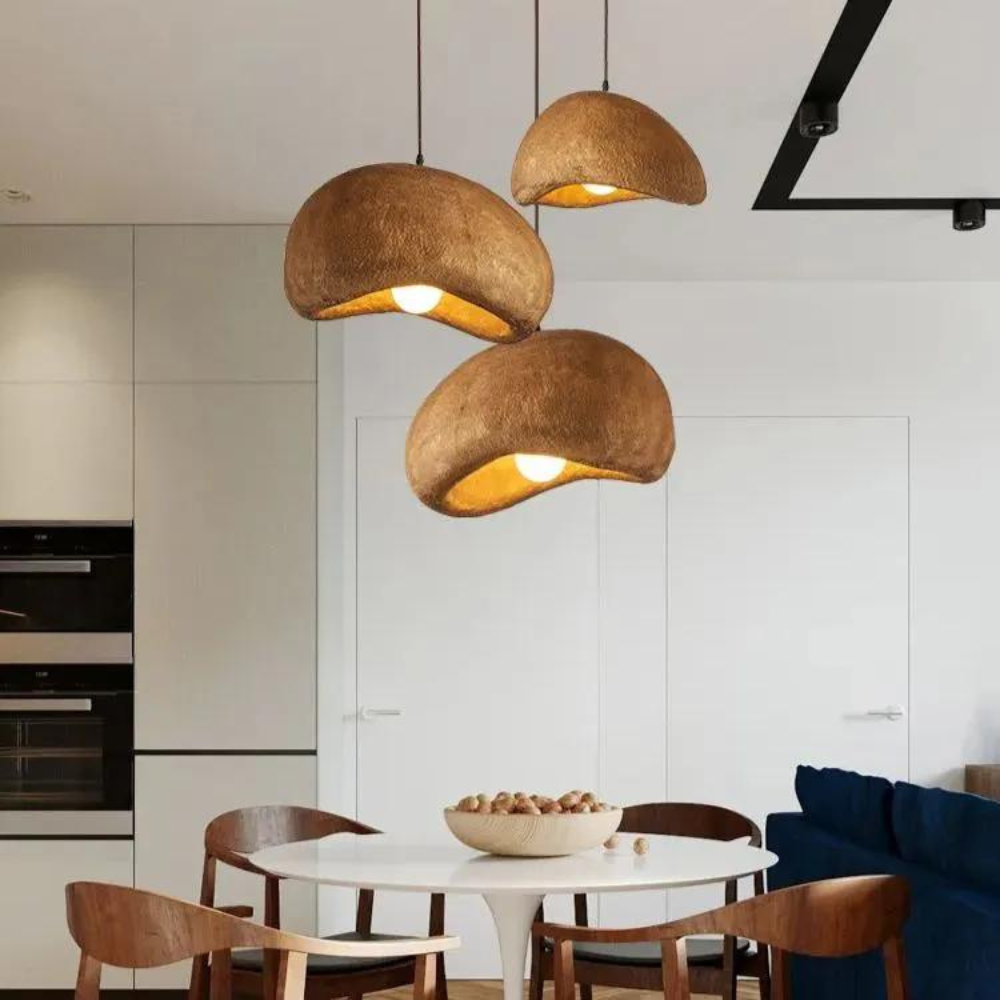 Nuage Wabi-Sabi tafellamp – Japanse designlamp van textuurhars met minimalistisch silhouet