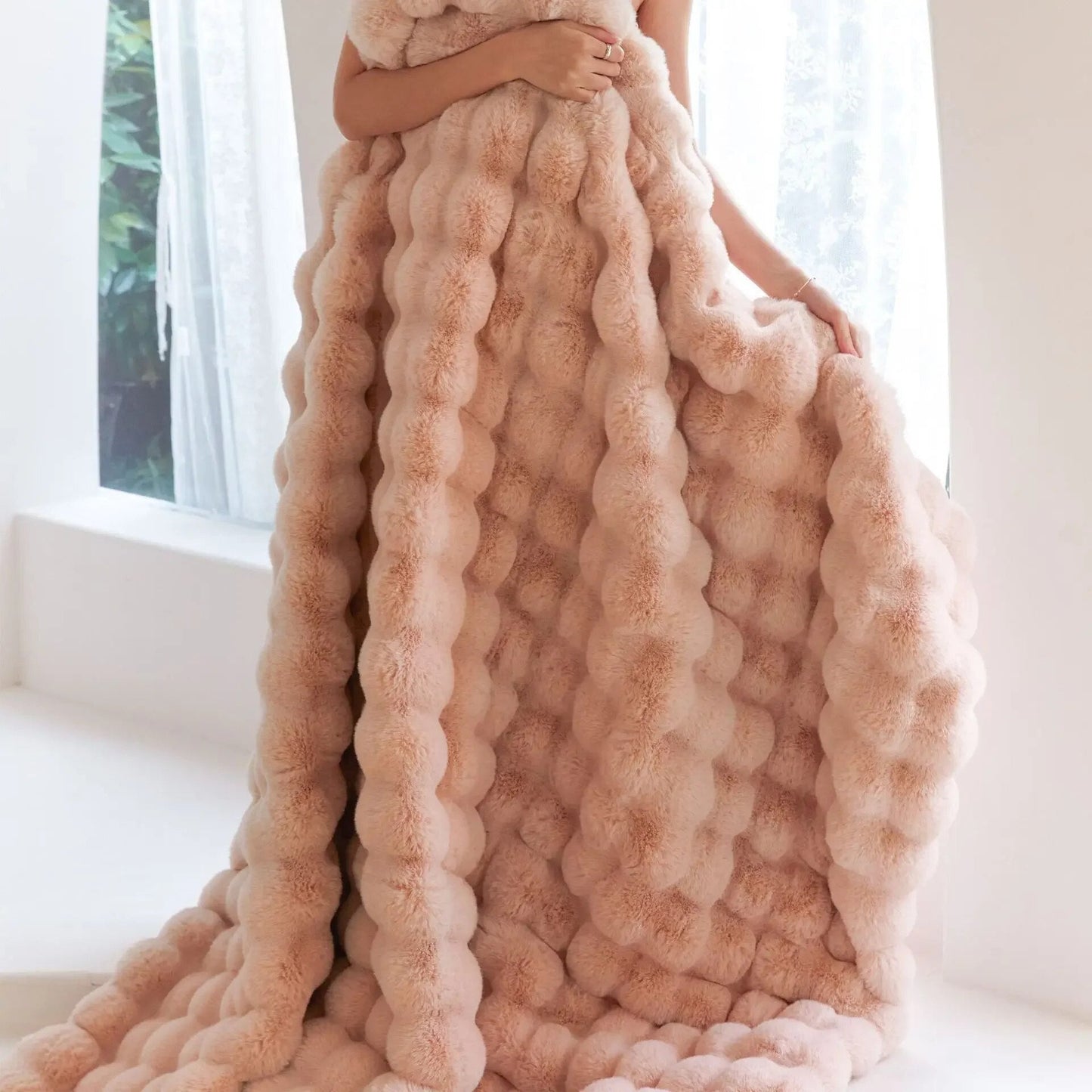 Fleece Deken – Zachte Plush Cosy Bed Plaid | Warm, Ademend & Stijlvol voor Bed & Bank