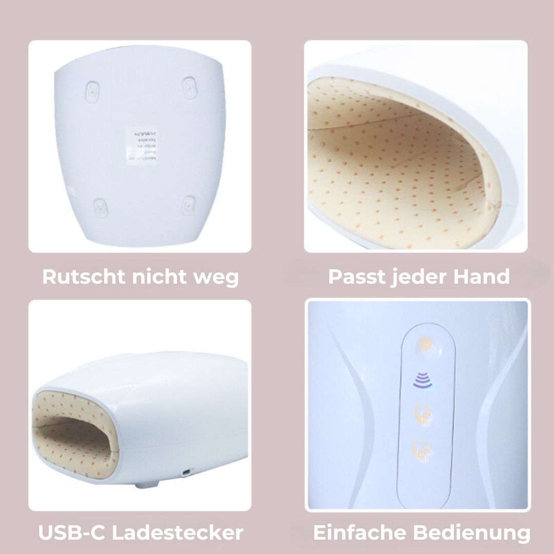 Handmassageapparaat – OrthoHeal HandComfort met Luchtcompressie en Warmtefunctie