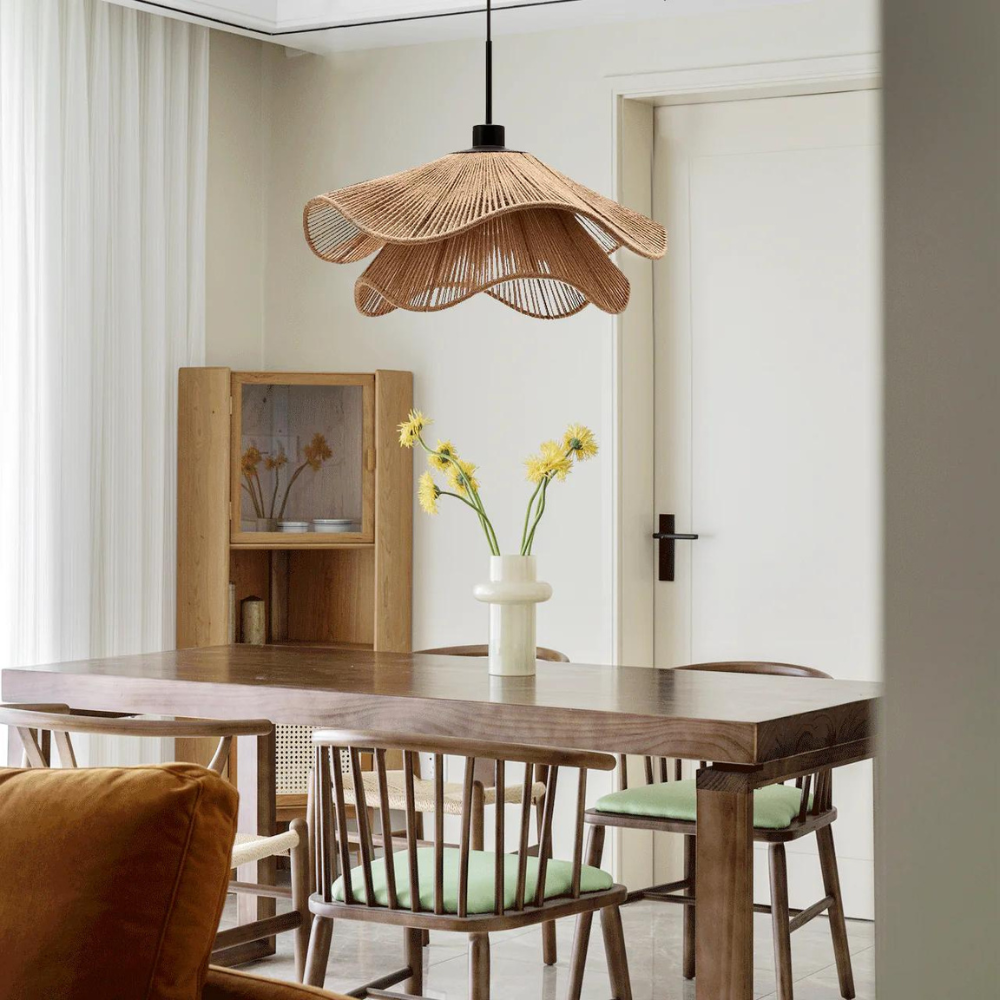 Le Cap Pontos Jute – Boho Hanglamp van Natuurlijk Jute voor Warme Sfeer