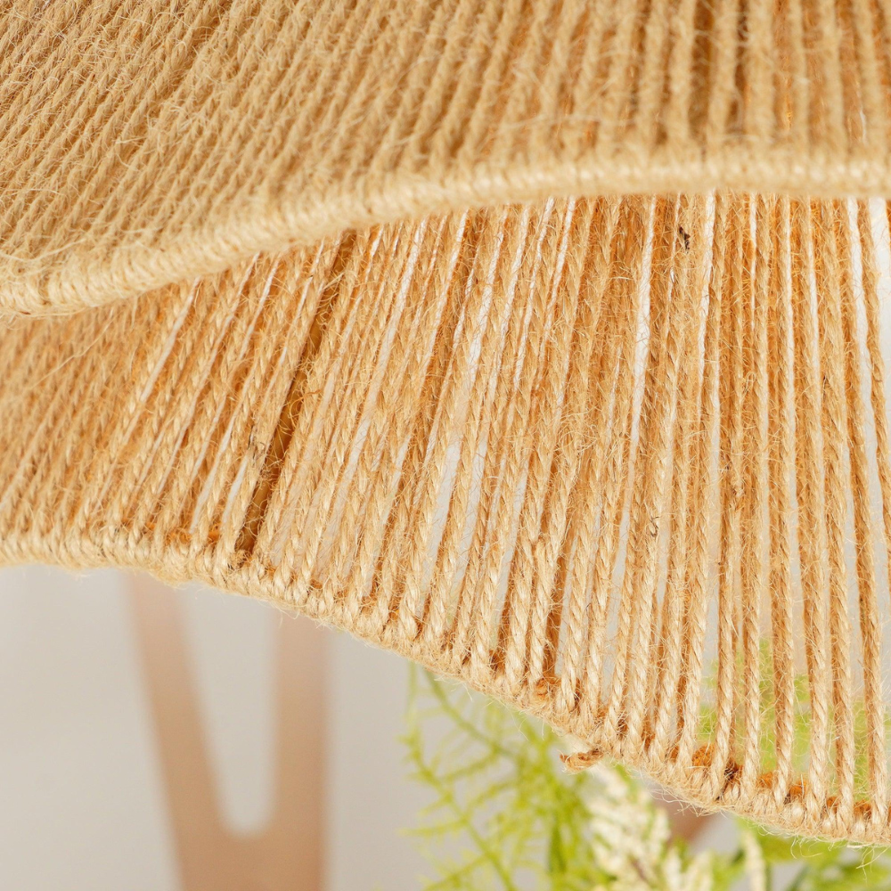 Le Cap Pontos Jute – Boho Hanglamp van Natuurlijk Jute voor Warme Sfeer