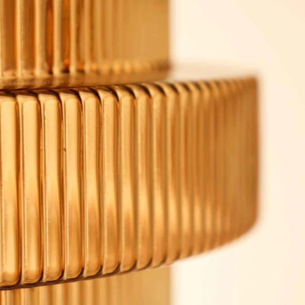 L'Éclat de Carafe hanglamp – retro glazen designlamp met messing afwerking en verstelbare lengte