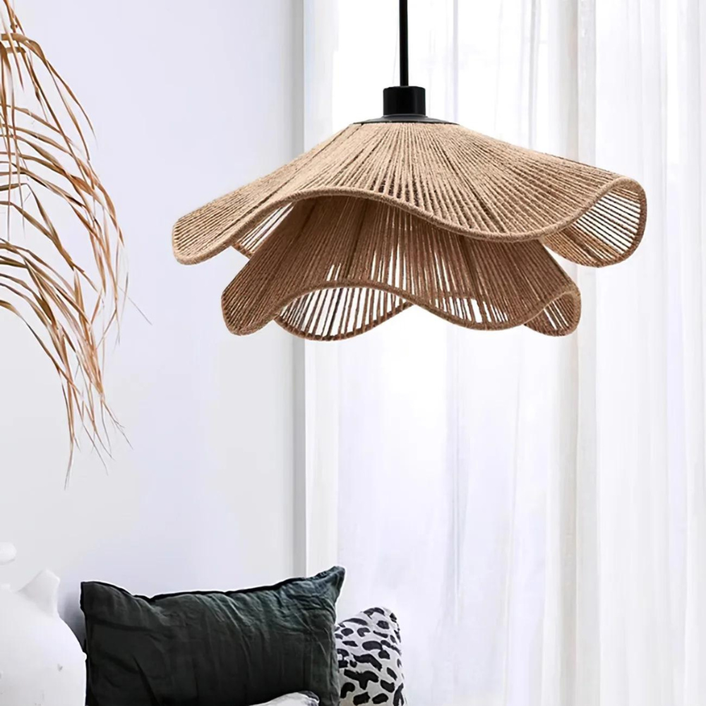 Le Cap Pontos Jute – Boho Hanglamp van Natuurlijk Jute voor Warme Sfeer