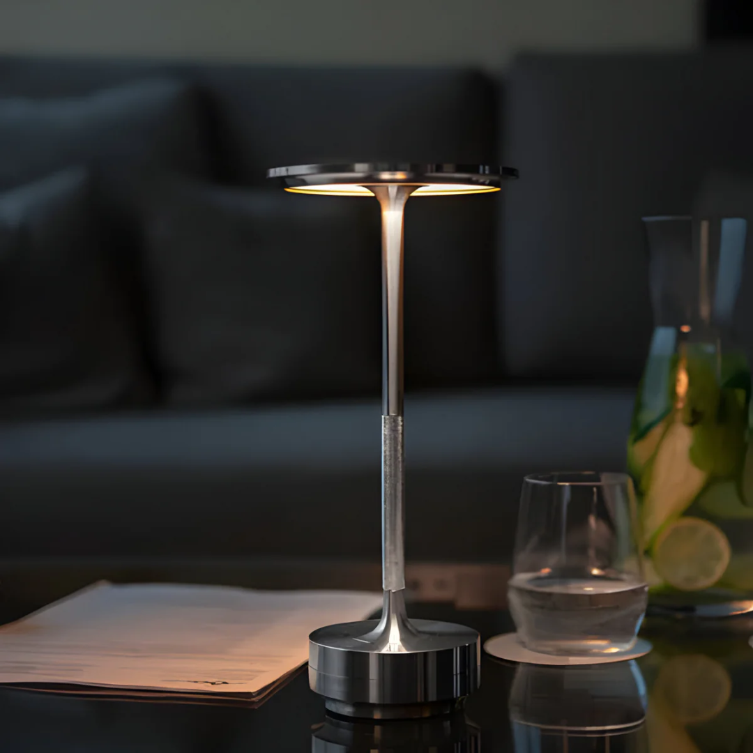 Draadloos Tafellampje – Oplaadbare LED Sfeerlamp met Touchbediening – Sylva