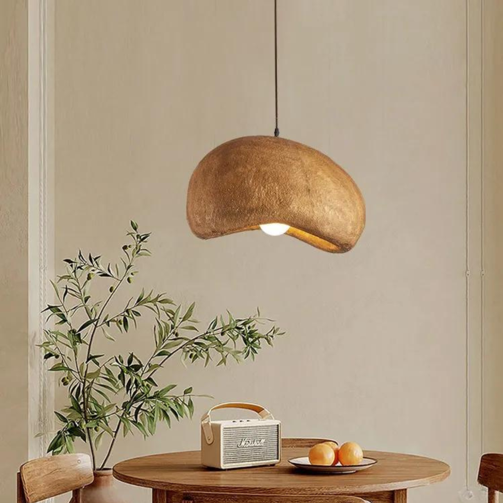 Nuage Wabi-Sabi tafellamp – Japanse designlamp van textuurhars met minimalistisch silhouet