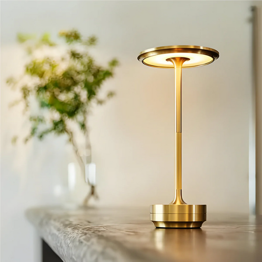 Draadloos Tafellampje – Oplaadbare LED Sfeerlamp met Touchbediening – Sylva