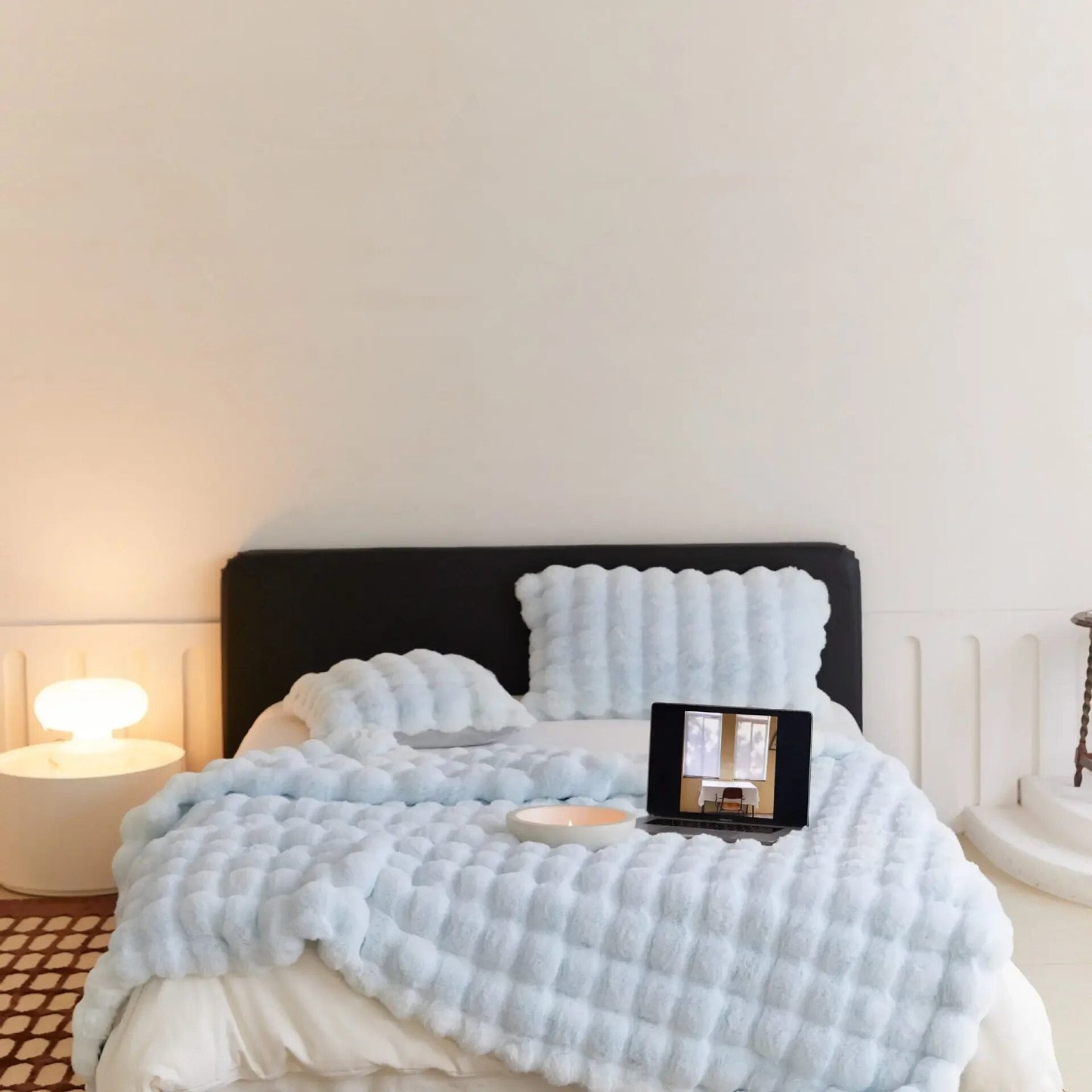 Fleece Deken – Zachte Plush Cosy Bed Plaid | Warm, Ademend & Stijlvol voor Bed & Bank