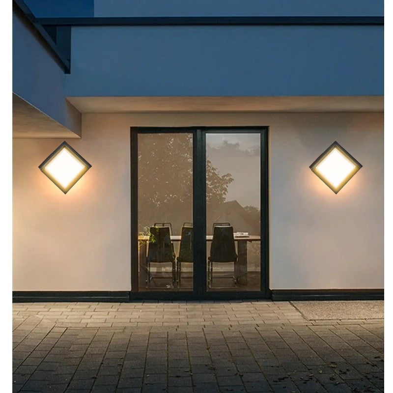 Boxer Outdoor Wall Light – Moderne IP65 Aluminium Buitenlamp | Minimalistische LED Wandlamp voor Tuin, Terras & Gevel