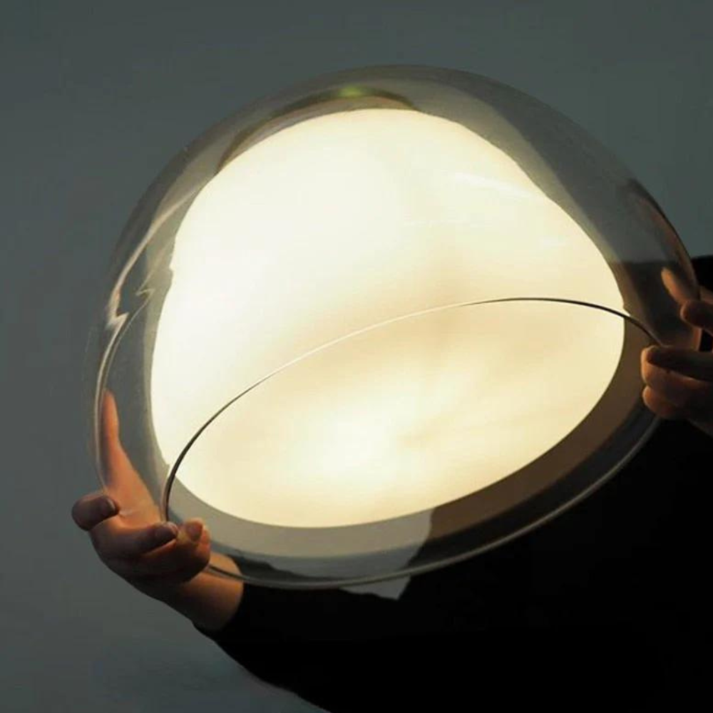 Glazen koepel hanglamp – modern design met verstelbaar snoer en E27 fitting